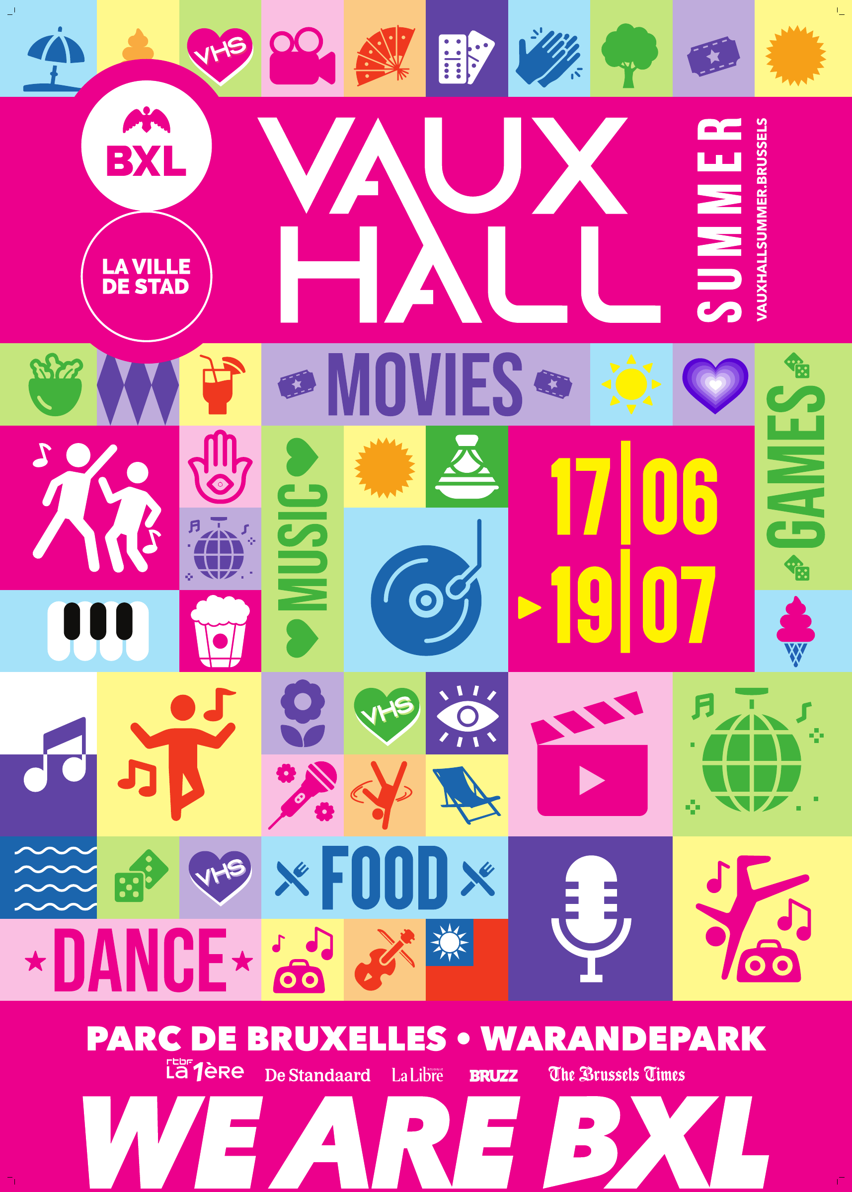 Affiche Vaux Hall Summer